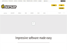 Tablet Screenshot of ontimize.com